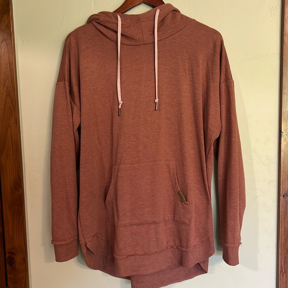 Maurices funnel neck, sweatshirt, size large